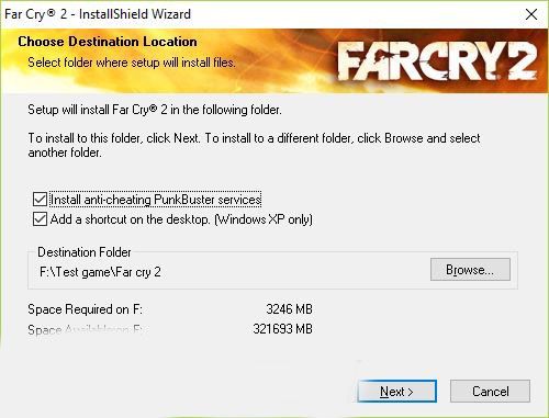 Cấu hình Far Cry 2 đề nghị