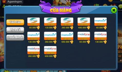 Chế độ đổi thưởng của cổng game SiMe Club