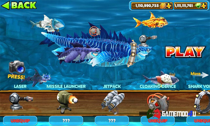Review về game Hungry shark hack